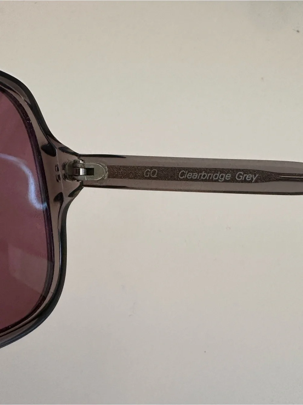 Gray frame Purple Lens Women's Retro Sunglasses
